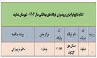 اعلام  برنده  فراخوان