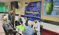 میز خدمت شبکه بهداشت و درمان در نماز جمعه دماوند و آبسرد