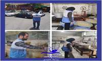 بازدید و نظارت کارشناسان بهداشت محیط از حسینیه‌ها، تکایا و مراکز پخت غذا در روز تاسوعای حسینی
