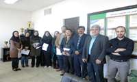 دیدار دوستانه مدیر شبکه بهداشت با پرسنل واحد بهداشت حرفه ای