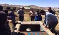 بازدید علمی دانش آموزان بهورزی از منابع آب روستای آرو